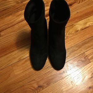 Michael Kors Black Suede Ankle Bootie, Size 9